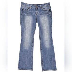 Maurices Original jeans women's size 11/12 Long bootcut low rise stretch